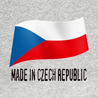 Made in Czech Republic flag T-Shirt